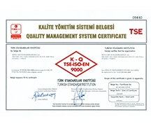 DQS ISO 9000 Belgesi