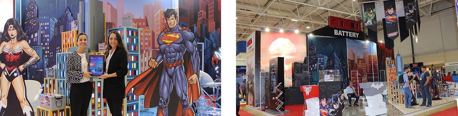 Mutlu Battery introduced its products in Moscow with Warner Bros. cooperation